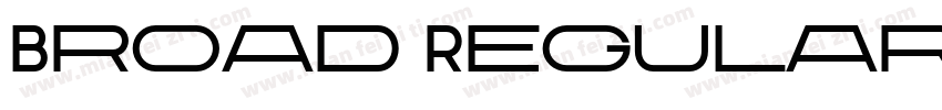 Broad Regular字体转换